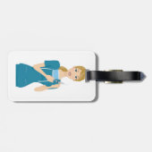 シリンジ付き笑顔のナース ラゲッジタグ (裏面横)