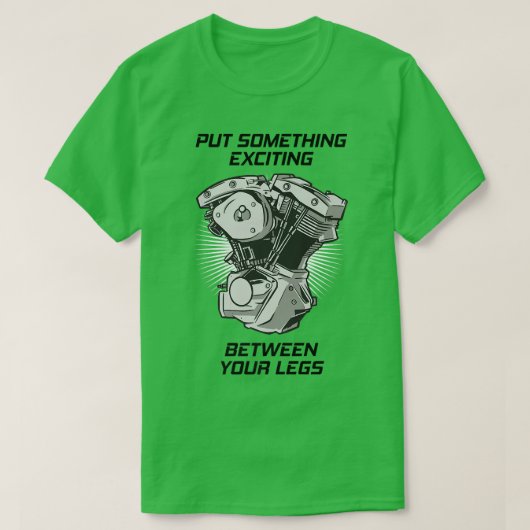 シリンダエンジンブロック機引用文衣類駆動装置 Tシャツ (デザイン正面)