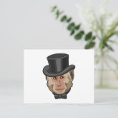 シリンダーのかぶったサル ポストカード (スタンド正面)