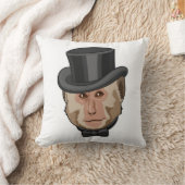 シリンダー付きサル クッション (ブランケット)