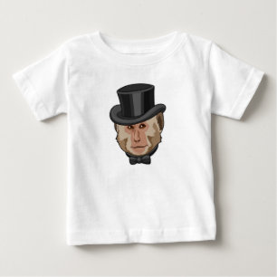 シリンダー付きサル ベビーTシャツ