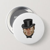 シリンダー付きサル 缶バッジ (正面&裏面)