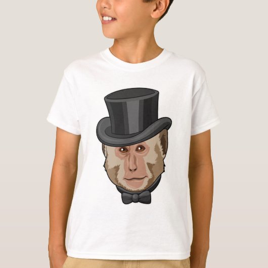 シリンダー付きサル Tシャツ (正面)