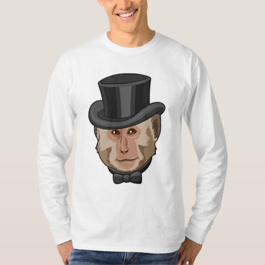 シリンダー付きサル Tシャツ (正面)