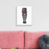 シリンダー付き馬 キャンバスプリント (インサイチュ (リビング))