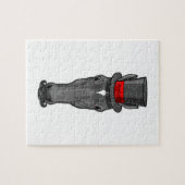 シリンダー付き馬 ジグソーパズル (横)