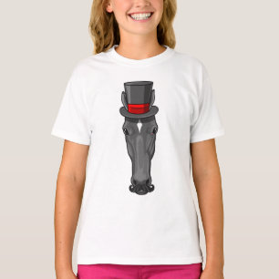シリンダー付き馬 Tシャツ