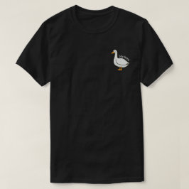 シリーガチョウザメ クルクルのカートゥーン ガチョウ Tシャツ