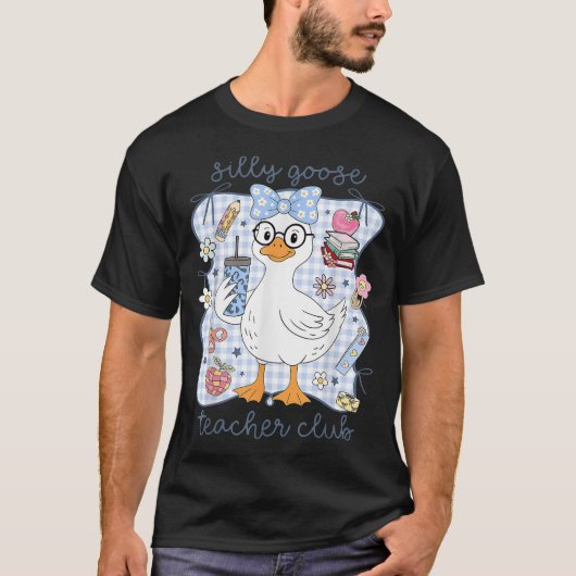 シリーグース先生クラブ バックトゥスクール 初登校 Tシャツ (正面)