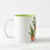 シリーグース ガーデニング - 植物パワー コーヒー ツートーンマグカップ (左)