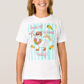 シリーグース 学校の終わりのパーティー ストライプ Tシャツ  (正面)