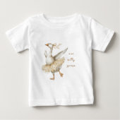 シリーゴースの3歳誕生日ウォーターカラー ベビーTシャツ (正面)