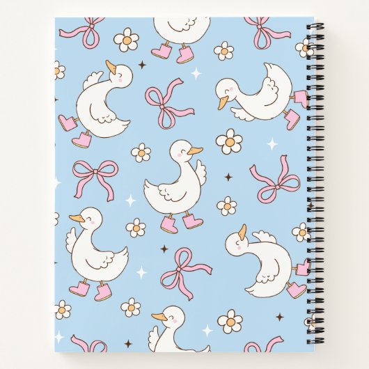 シリーゴース ピンクリボン コケッティ カスタムスクリプト名 ノートブック (裏面)