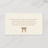 シリーゴース レモン 水彩絵本 赤ちゃん用 エンクロージャーカード (裏面)