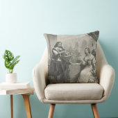 シリーズからのスウェーデンのクリスティーナの(1626-89年の)女王、 クッション (椅子)