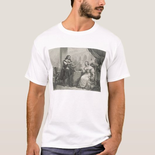 シリーズからのスウェーデンのクリスティーナの(1626-89年の)女王、 Tシャツ (正面)
