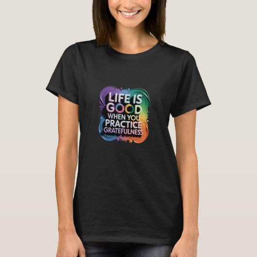 シリーズのTシャツのライフは良い...... Tシャツ (正面)