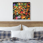 シリーズマイクロマンティック小型マイクロオブジェクトC キャンバスプリント (インサイチュ (寝室))