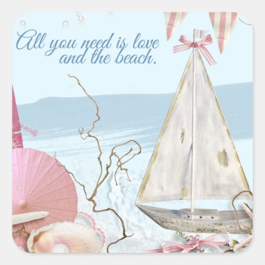 シリーズ航海のデザイン3 スクエアシール (正面)