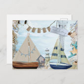 シリーズ航海のデザイン4 ポストカード (正面/裏面)