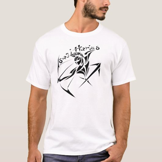 シリーズ1射手座Blac Tシャツ (正面)