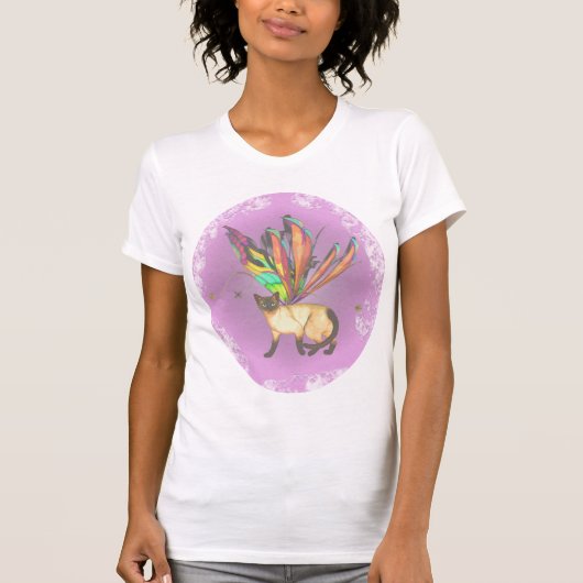 シリーズ6の1枚の妖精の子猫のTシャツ6 Tシャツ (正面)