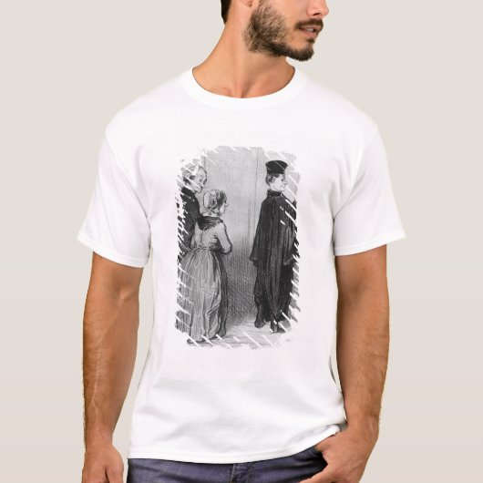シリーズ「Lesの糖菓のブルジョア Tシャツ (正面)