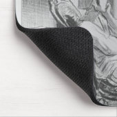 シリーズ「Les Basブルー」の、Oの月 マウスパッド (コーナー)