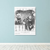 シリーズ'Actualites'，新しいナポリ人 キャンバスプリント (インサイチュ (ウッドフロア))