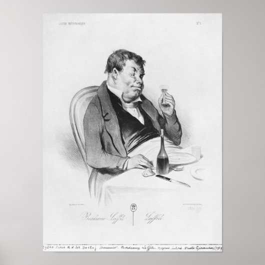 シリーズ'Galerie physiomique'，ボルドー ポスター (正面)