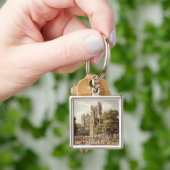 「シリーズo図解入りの、写真付きのなBathからのオレンジ果樹園、 キーホルダー (手)