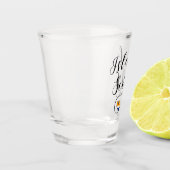 シリー国旗のハート ショットグラス (左)