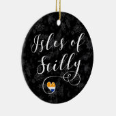 シリー国旗のハート セラミックオーナメント (右)