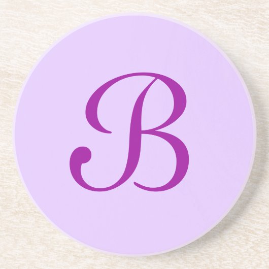 シリー無地のズ – パープルコースター コースター (正面)
