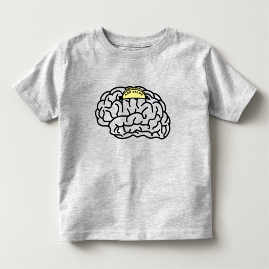 シリー考えズ：価値の追加Toddler Tシャツ (正面)