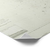 シリー諸島のイギリス地図 ポスター (角)