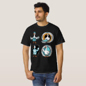 シリー・グース放射線技師、面白いX線技師 Tシャツ (正面フル)