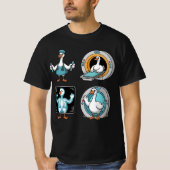 シリー・グース放射線技師、面白いX線技師 Tシャツ (正面)