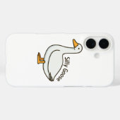 シリー・グース ふざけたカートゥーン・ガチョウ Case-Mate iPhoneケース (裏面 (横))