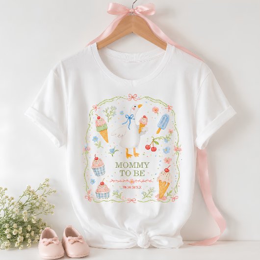 シリー・グース アイスクリーム・ソーシャル マミー・トゥ・ビー Tシャツ
