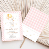 シリー・グース・ギンガム誕生日パーティー 招待状