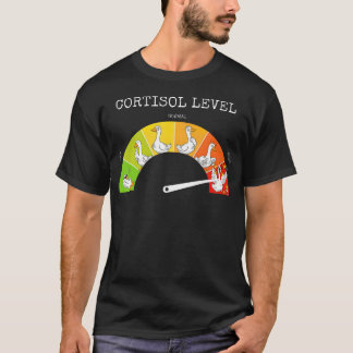 シリー・グース・ストレス計 メンタルヘルス ロー Tシャツ