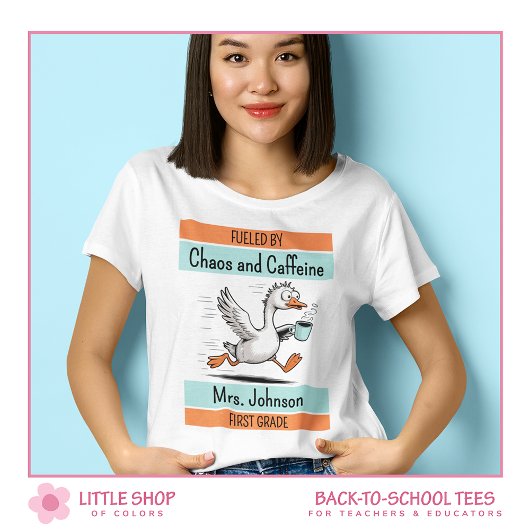 シリー・グース 小学校1年生担任の先生 Tシャツ
