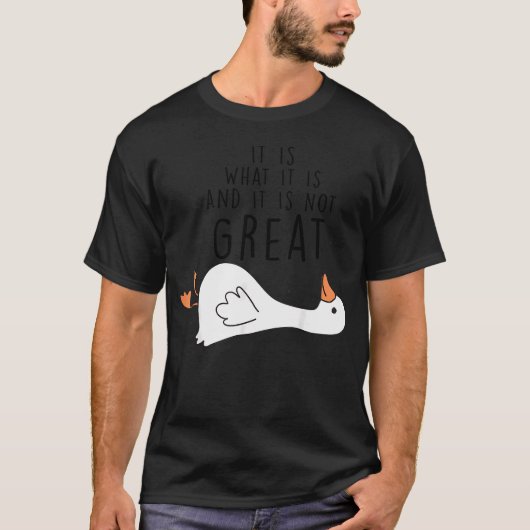 シリー・グース 楽しい動物 おもしろ Tシャツ (正面)