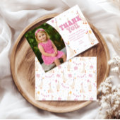 シリー・グース 誕生日感謝カード 女の子 ピンク サンキューカード