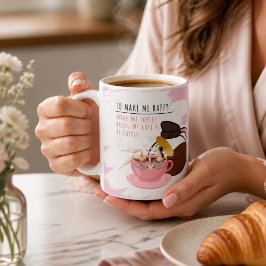シリー コーヒーマグ|マグカップの中の女の子 コーヒーマグカップ