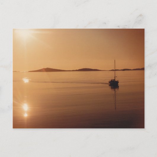 シリー・サンセット葉書の島 ポストカード (正面)