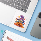 シリー・ハロウィン・モンスター シール (ノートパソコンとiPhone)