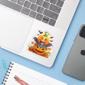 シリー・ハロウィン・モンスター シール (ノートパソコンとiPhone)
