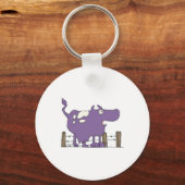 シリー パープル COw キーホルダー (正面)